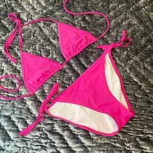 Pink Victoria’s Secret 2 piece Bikini
